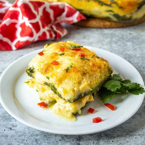 poblano chili relleno casserole