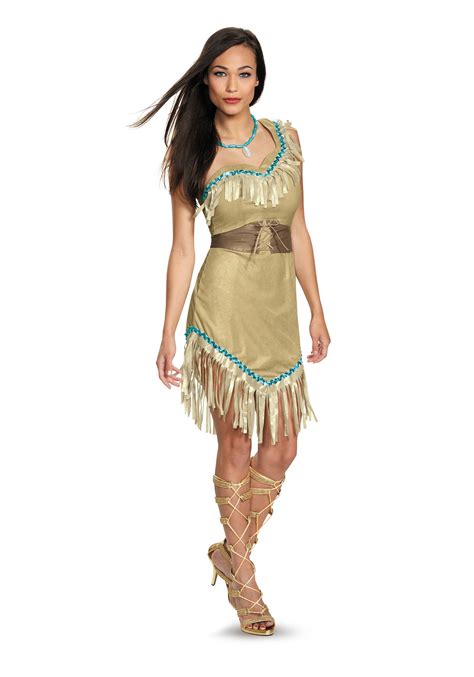 Pocahontas Nativo Princesa India Disfraz de Halloween vestido elegante