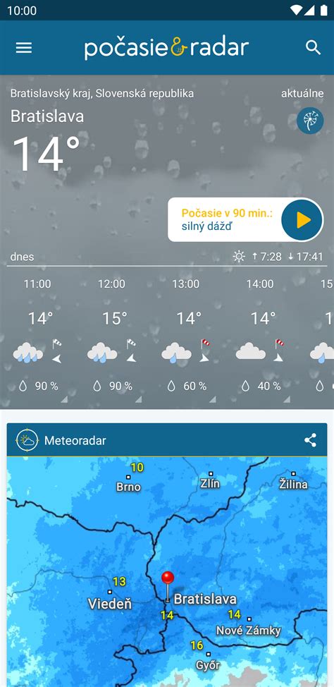 pocasie kosice radar