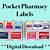 pocket pharmacy labels free printable