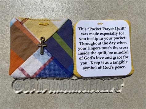 Pocket Prayer Quilt Poem Printable: A Guide To Crafting A Personal Prayer Quilt