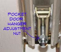 pocket door adjustment instructions