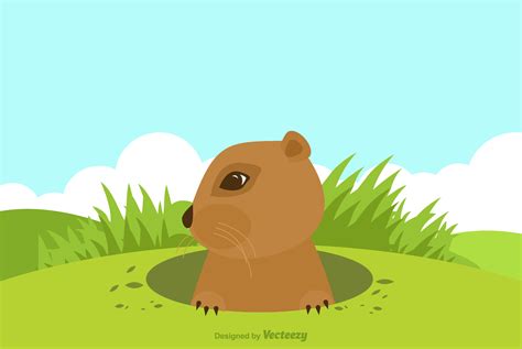 Pocket Gopher Cartoon