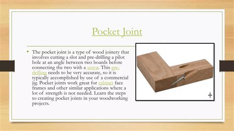 Pocket Joint Drawing