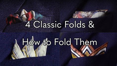 Pocket Square Folds Classic