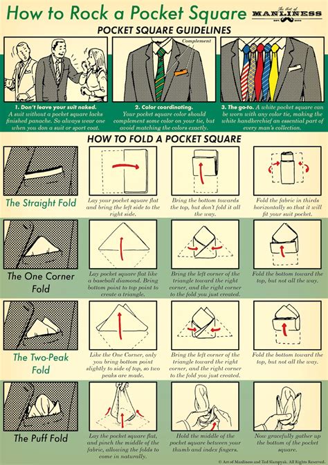 Pocket Square Instructions