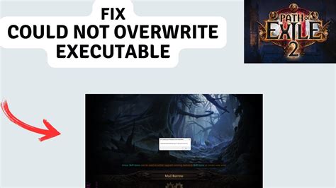 poe could not overwrite executable