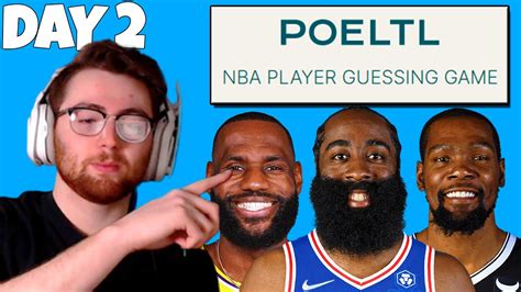 poeltl basketball guessing game