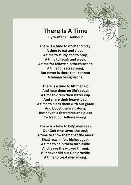 Poem About Time Going Fast