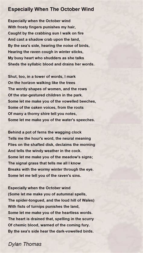 poem by dylan thomas