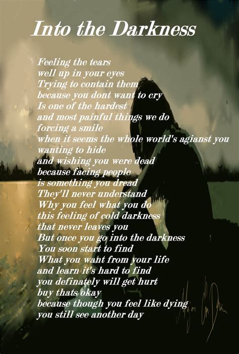 poem on the darkness