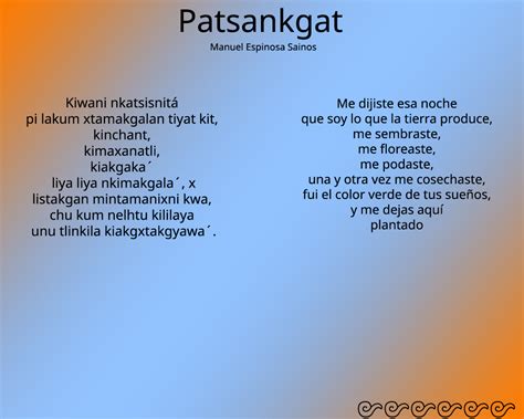 poemas en otros idiomas