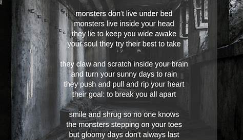 Monster - Monster Poem by Dorsey Baker