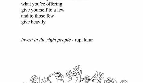 A Couple of Rupi Kaur Poems For You