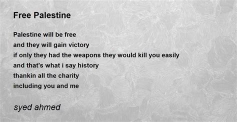 poems about palestine in english