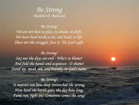 poems of strength and hope