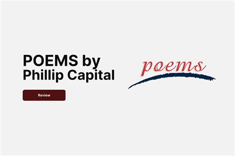 poems phillip capital singapore