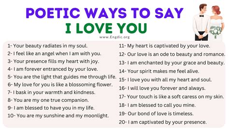 poetic ways to say i love you