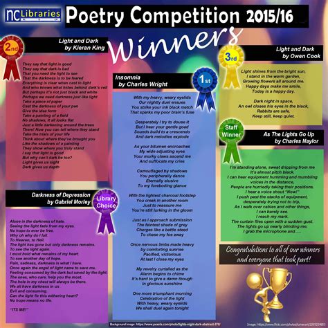 poetry contest winning poems