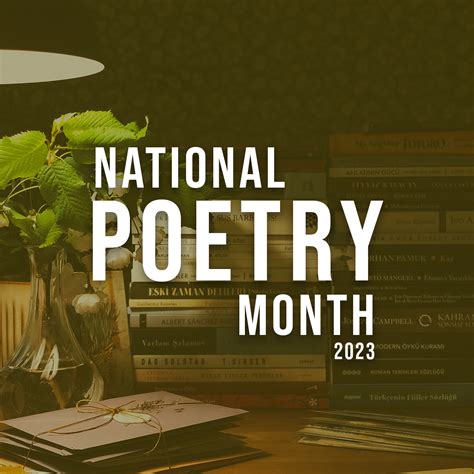 poetry month april 2023