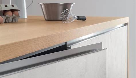 Poignée de Aluminium Blanc Mat pour Cuisine Malle 2459