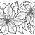 poinsettia coloring page