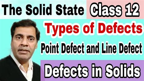 Point Defect Definition Class 12