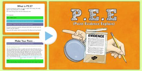point evidence explain examples ks2