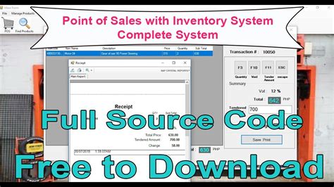 Point Of Sale And Inventory System Source Code Vb.net