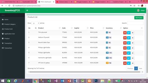 Point Of Sale System In Php With Source Code