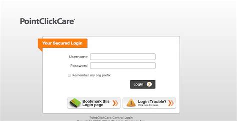 pointclickcare user login