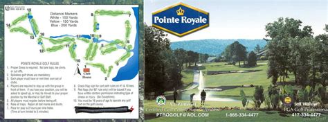Pointe Royale Golf Course Map