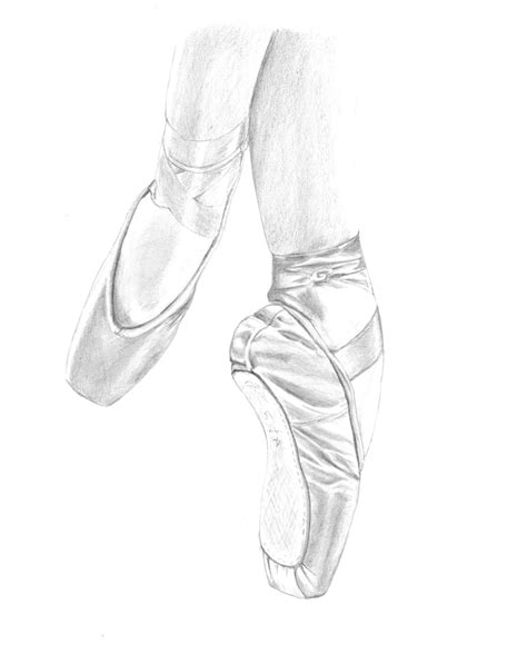 Pointe Shoe Drawing
