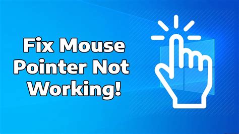 pointer not working on laptop