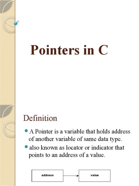 Pointers In C Pdf