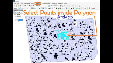 points to polygon arcmap
