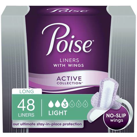 poise active liners with wings