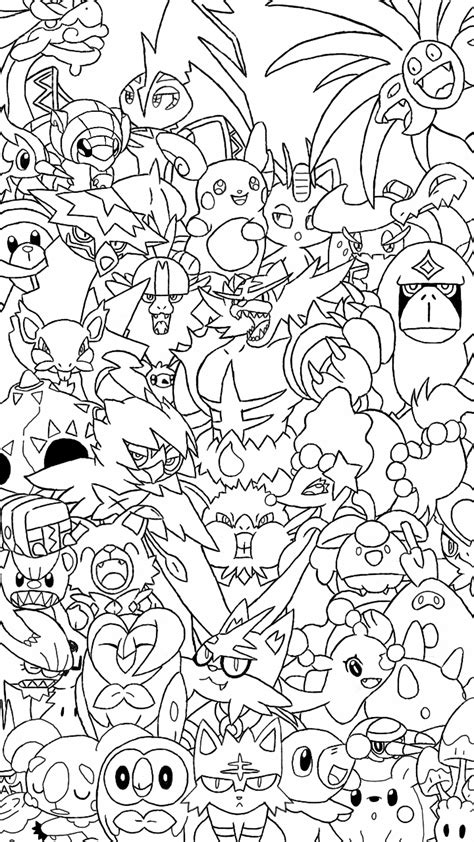 Coloring page Pokemon Alola Forms Alolan Vulpix 3