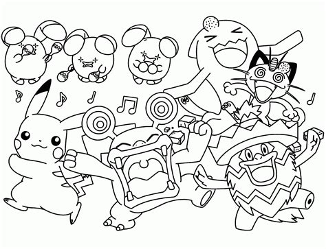 Pokemon Colouring In Printable: Fun And Creative Way To Spend Your Time
