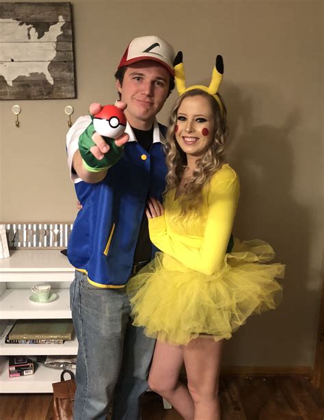 Pokemon! Cute couple halloween costumes, Couple halloween costumes