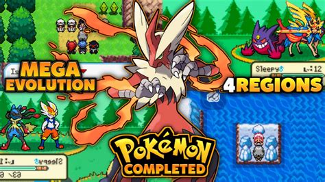 New Completed Pokemon GBA ROM HACK With Gen 8, Dyanamax,Mega Evolution
