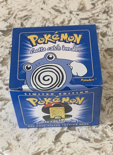 Pokemon 23 Karat GoldPlated Special Limited Edition Poliwhirl 61