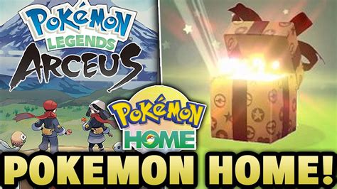 Will Pokémon Legends Arceus support Pokémon Home Is it compatible