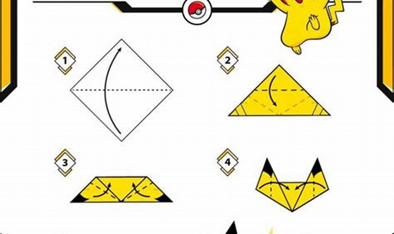 pokemon origami anleitung deutsch