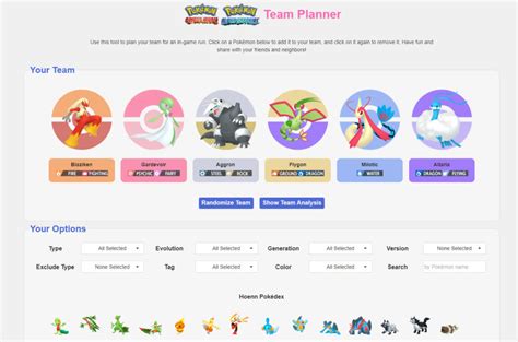 Pokemon Team Builder Crossover by PokemonTeamBuilder on DeviantArt
