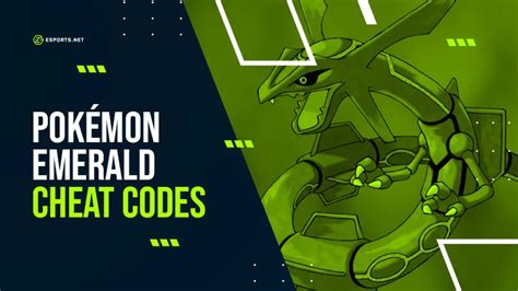 Pokemon Emerald Green Cheat Codes