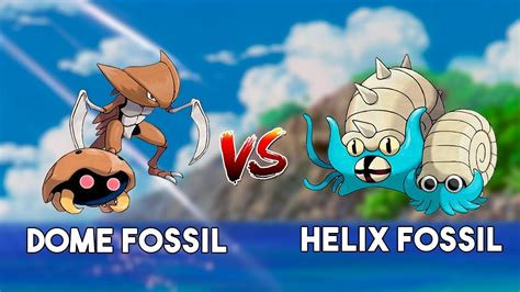 pokemon fire red helix or dome fossil