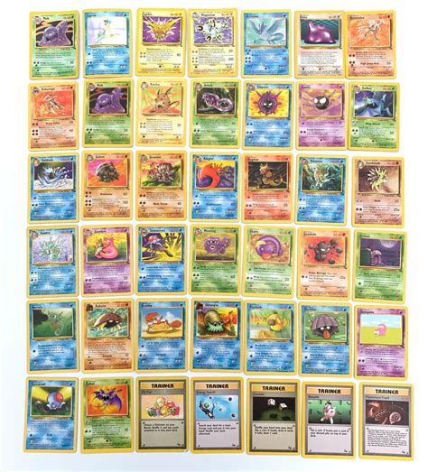 pokemon fossil set card list