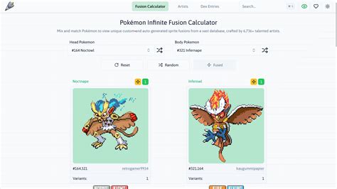 Pokemon Fusion Calculator Future