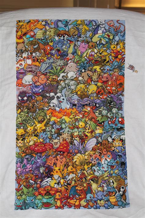 pokemon generation cross stitch